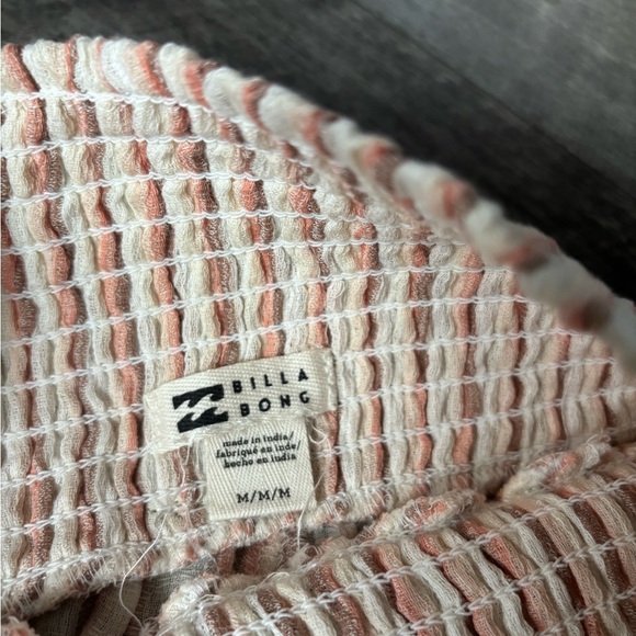 Billabong Pink and White Striped Pants - Picture 5 of 6